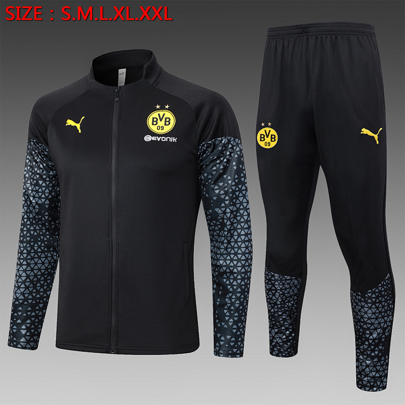 Borussia Dortmund Tuta Borussia Dortmund 23/24 nera 4