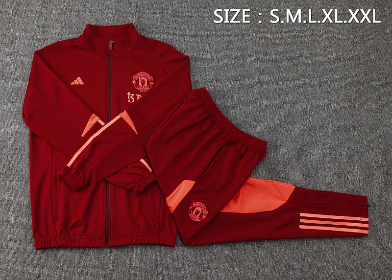 Manchester United Tuta Manchester United 23/24 bordeaux 2