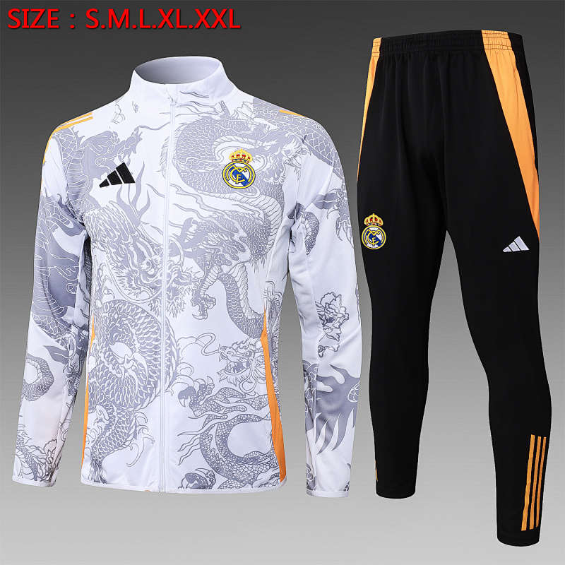 Real Madrid Tuta Real Madrid 24/25 bianca 12