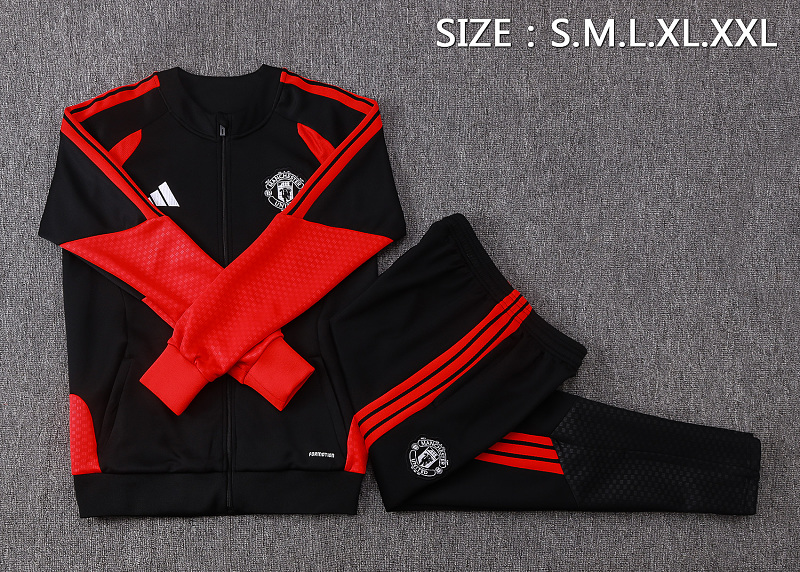 Manchester United Tuta Manchester United 26/27 nera/rossa 2