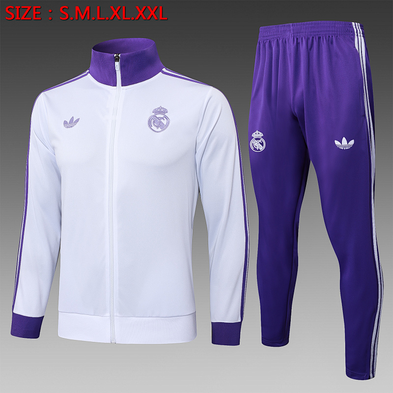 Real Madrid Tuta Real Madrid 24/25 bianca
