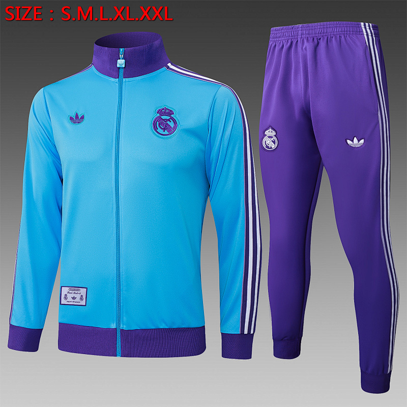 Real Madrid Tuta Real Madrid 25/26 azzurra 19