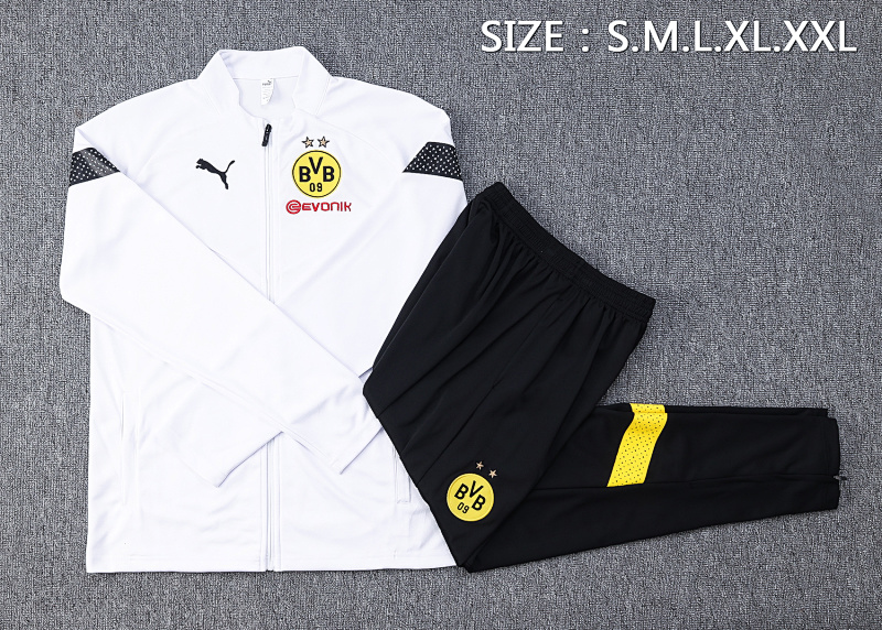 Borussia Dortmund Tuta Borussia Dortmund 22/23 bianca 2