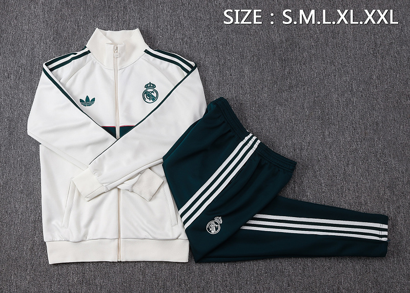 Real Madrid Tuta Real Madrid 26/27 beige/verde 2