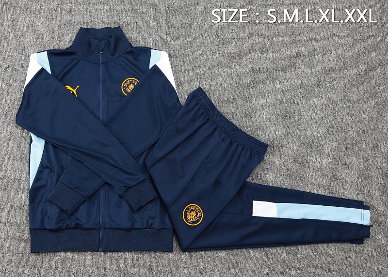 Manchester City Tuta Manchester City 23/24 blu 2