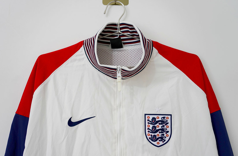 Inghilterra 24/25 England White Windbreaker 9