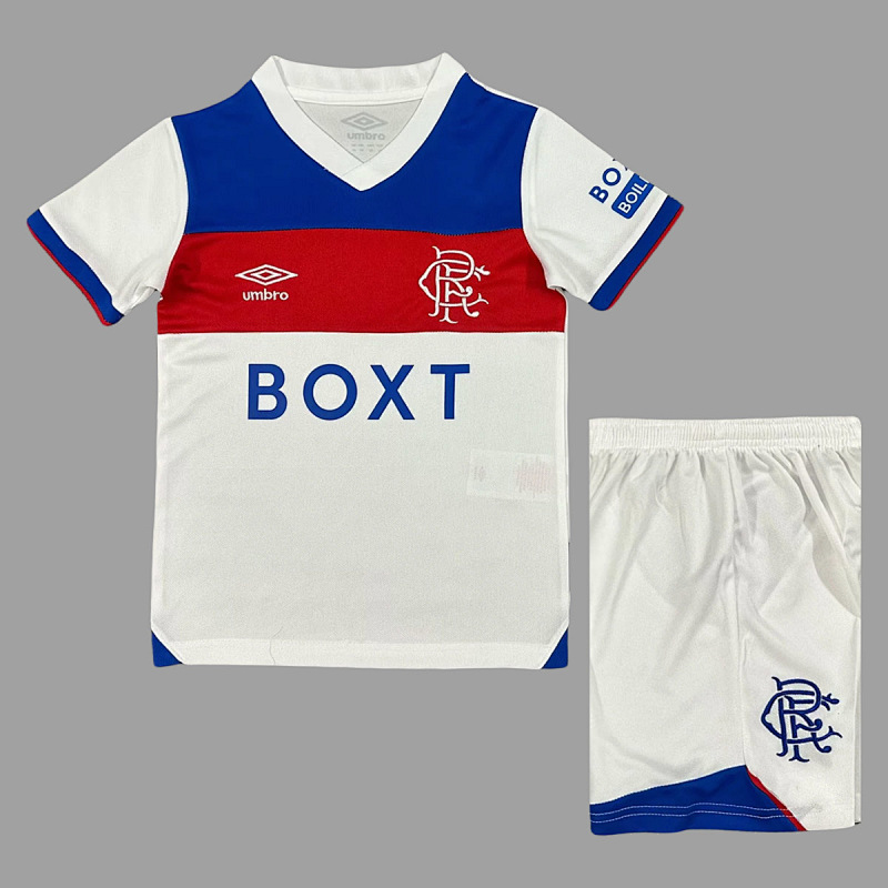 Rangers Soccer 25/26 Rangers Away Kids Size 16-28