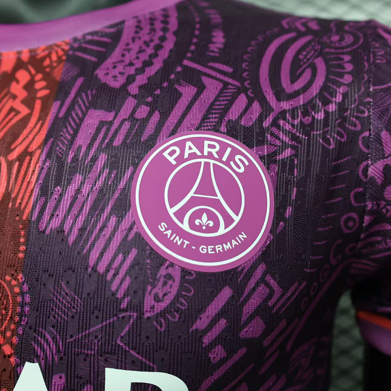 PSG 26/27 PSG Special Edition Purple with Pixel-Style Pattern Player 5