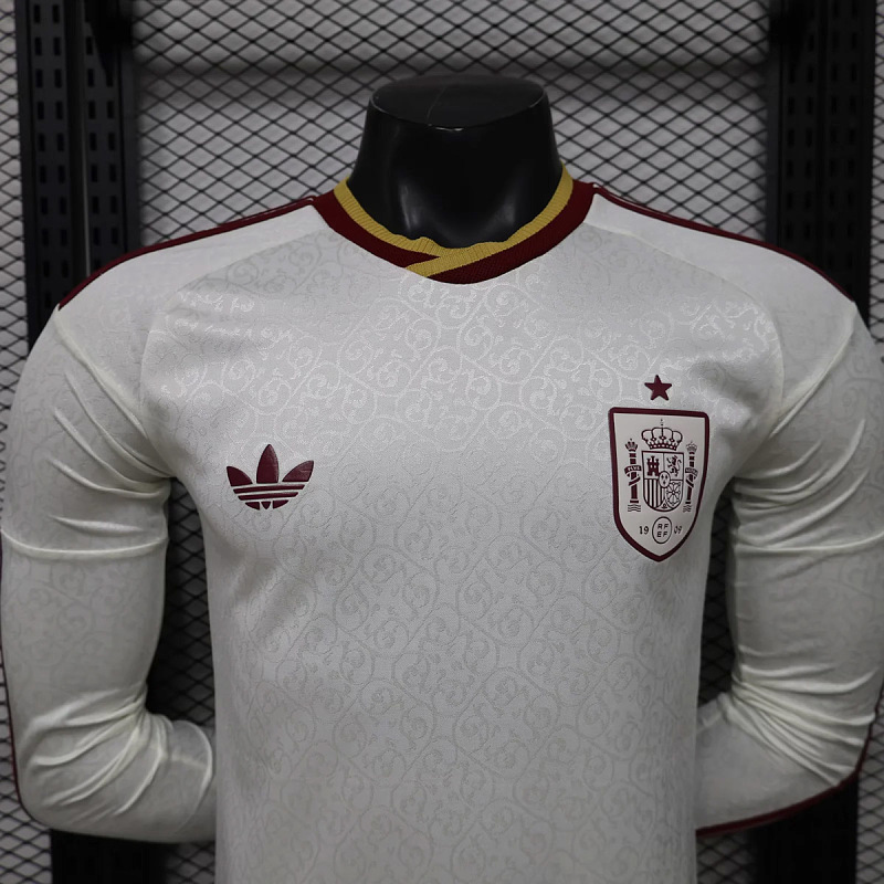Spagna Spain Away Long Sleeve Player 9