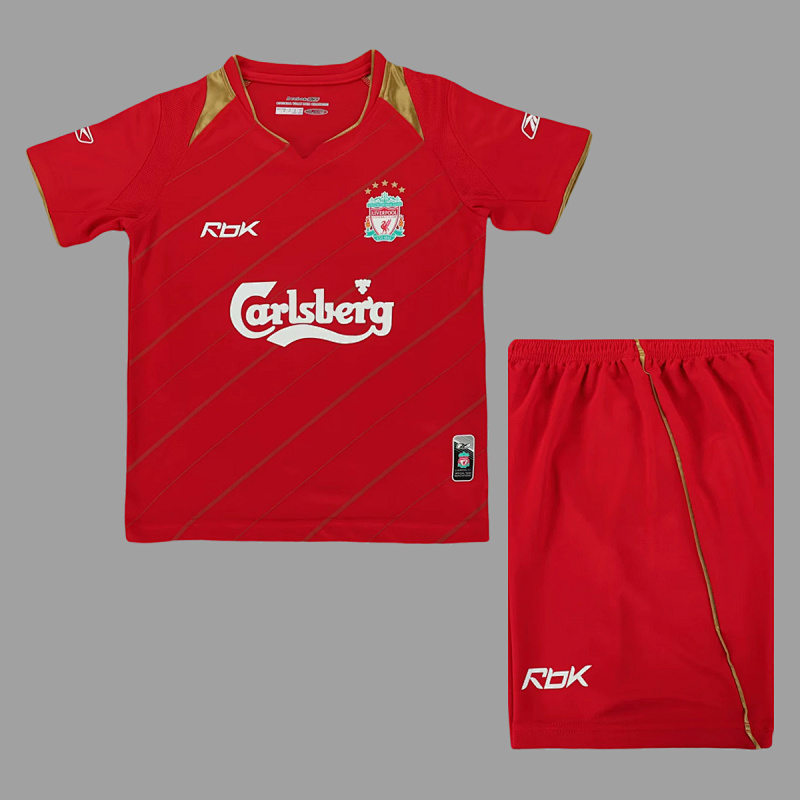 Liverpool 05/06 Liverpool Home Kids Retro Size 16-28