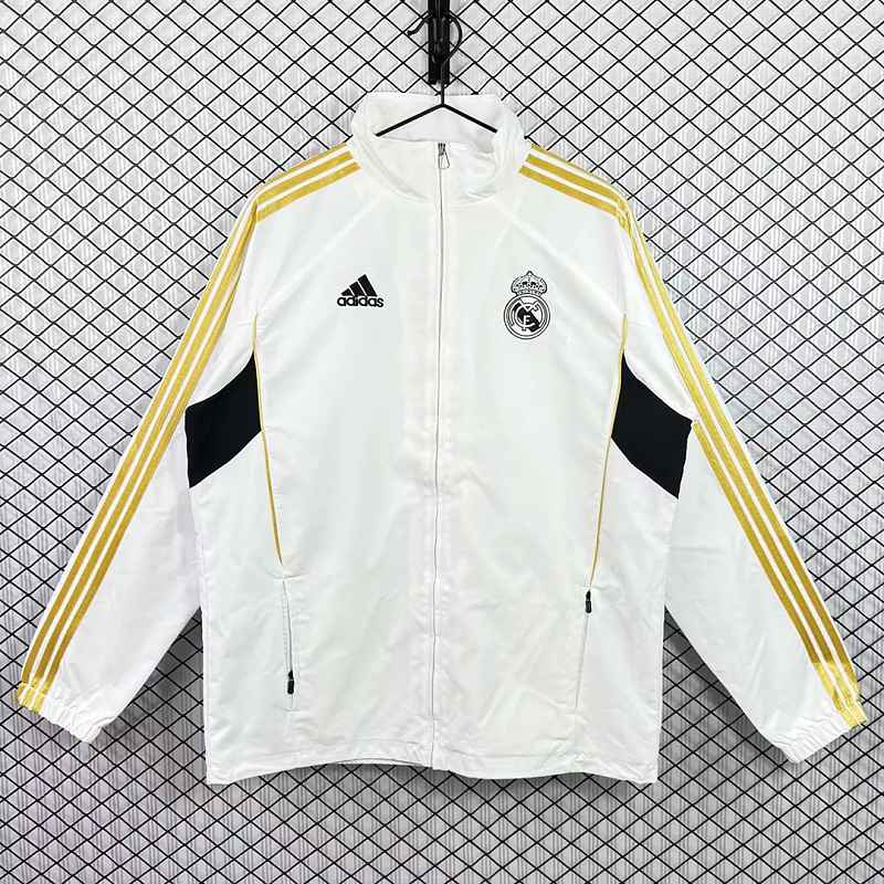 Real Madrid 11/12 Real Madrid Home White Windbreaker