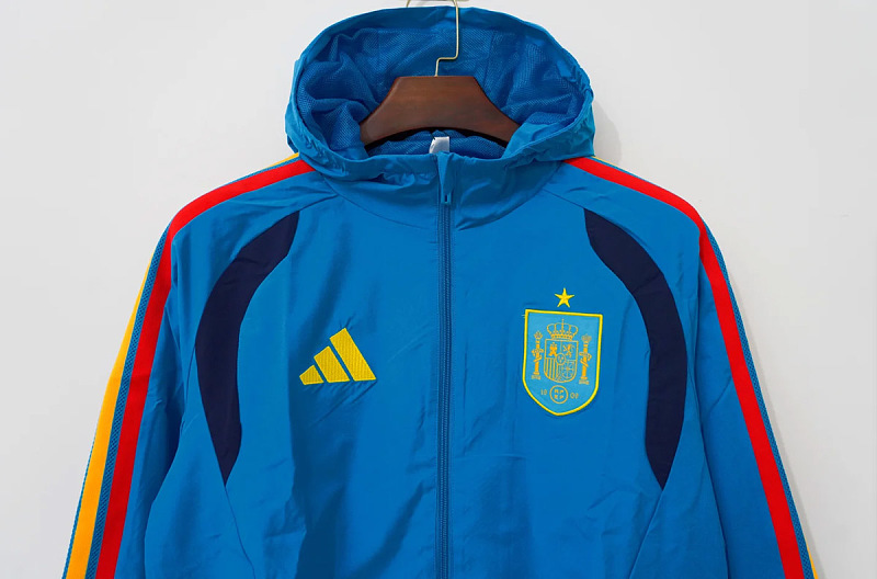Spagna Spain Lake Blue Windbreaker 4