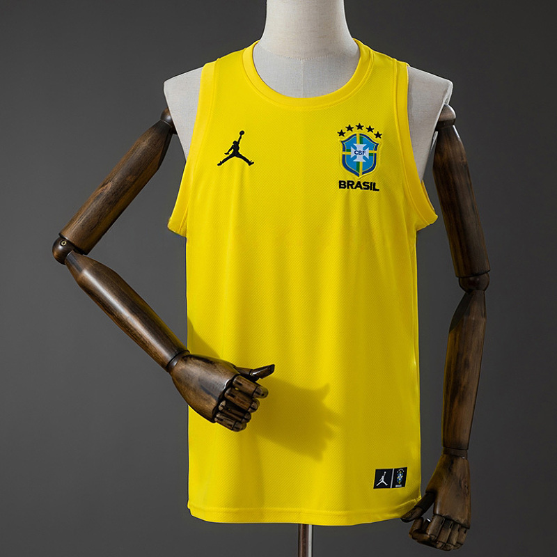 Brasile Brazil Training Vest Yellow