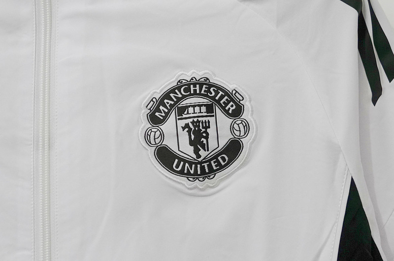 Manchester United 25/26 Manchester United White Purple Black Windbreaker 5