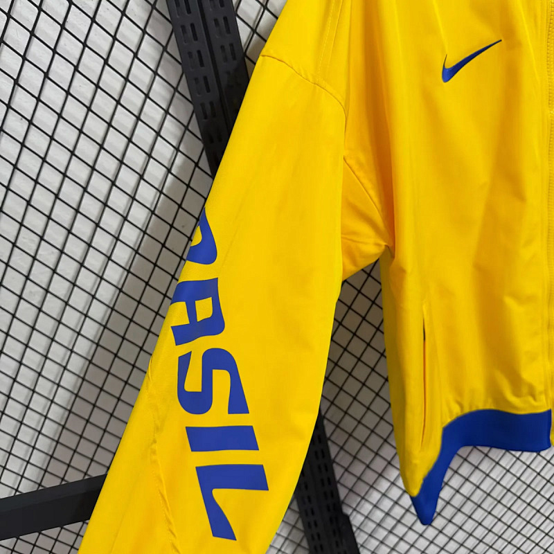 Brasile Brazil Yellow Windbreaker 3