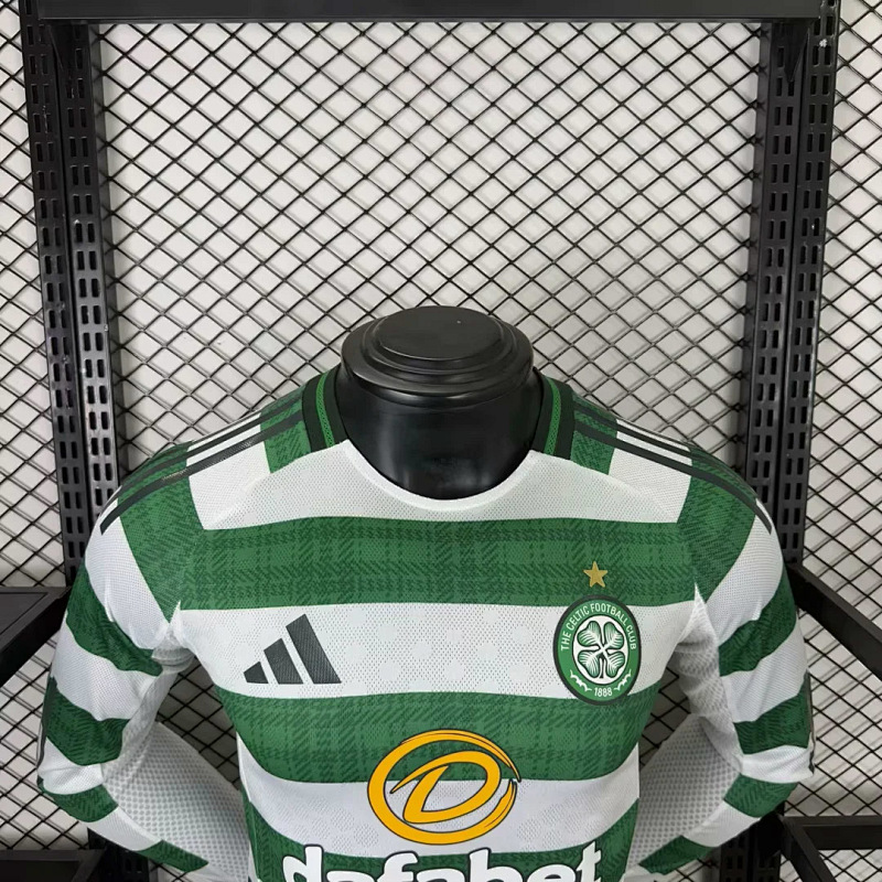 Celtic Long 25/26 Celtic Home Long Sleeve Player 5