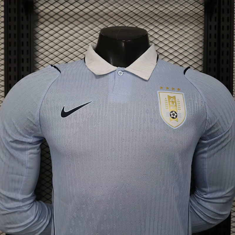 Uruguay Uruguay Home Long Sleeve Player 3