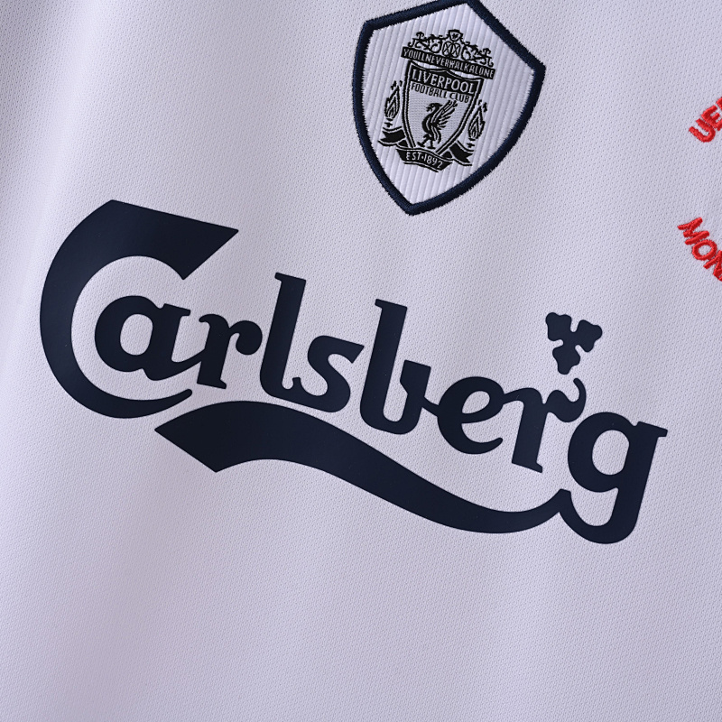 Liverpool 01/02 Liverpool Away Champions Final Retro 7