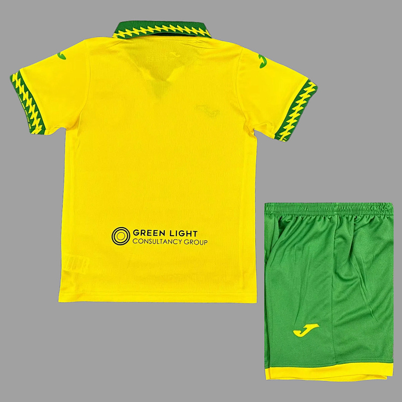 Norwich City 25/26 Norwich City Home Kids Size 16-28 2