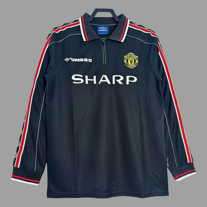 Manchester United 98/99 Manchester United Black Long Sleeve Retro