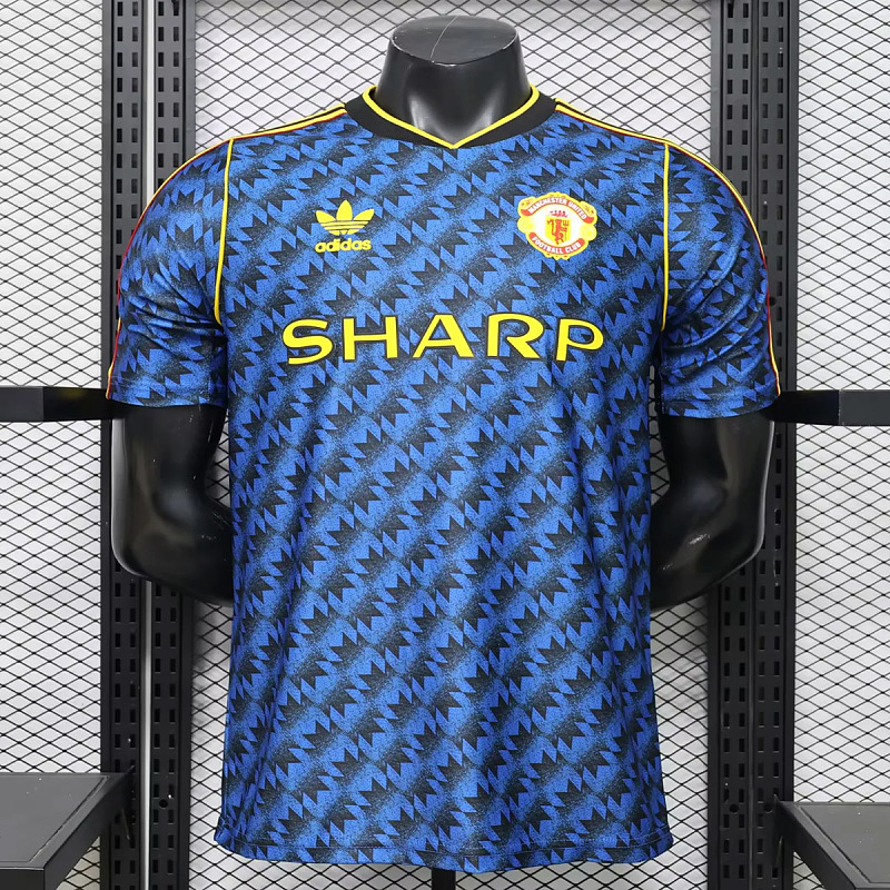 Manchester United 25/26 Manchester United Vintage-Style 90/92 Dark Blue Player