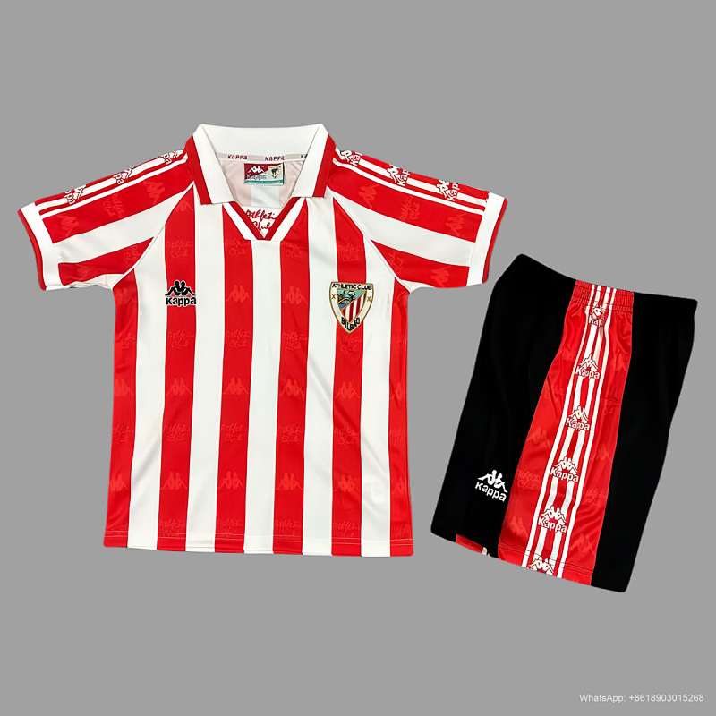 Athletic Bilbao 95/97 Athletic Bilbao home retro kids size 16-28