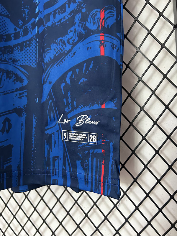 Francia France Special Version Liberty Blue Training Shirt 4