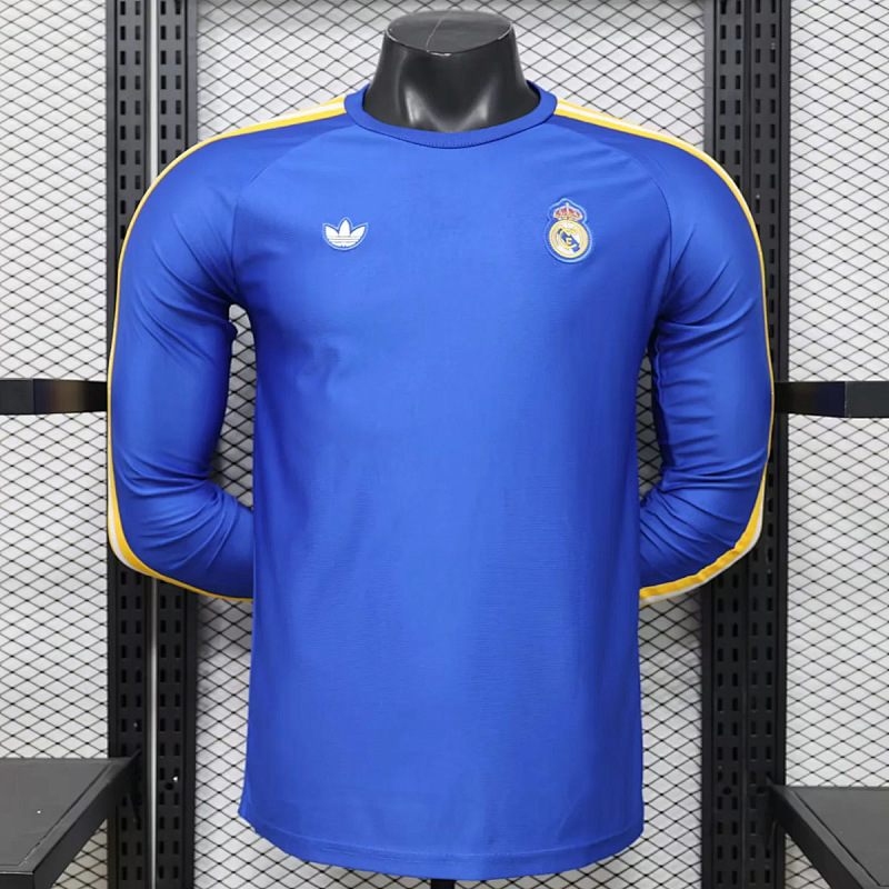 Real Madrid 26/27 Real Madrid x Adidas Originals Blue Long Sleeve