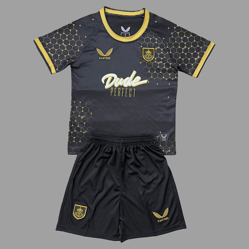 Burnley Soccer 25/26 Burnley Third Kids Size 16-28