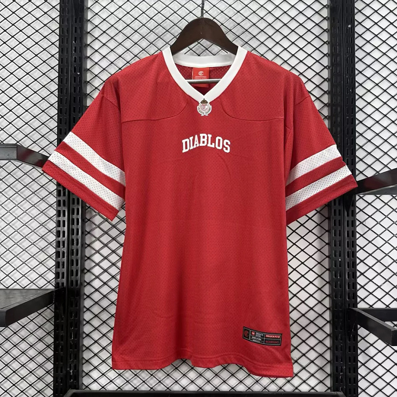 Messico 25/26 Toluca US Pack Cyan Red Shirt