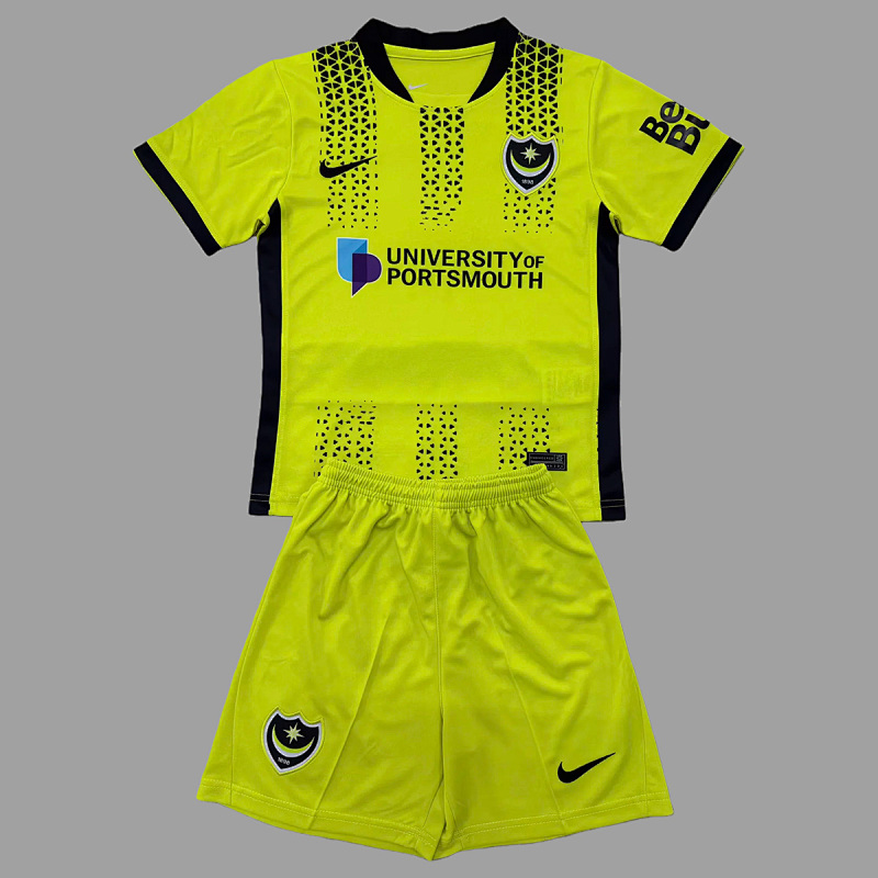 Portsmouth Soccer 25/26 Portsmouth Third Kids Size 16-28