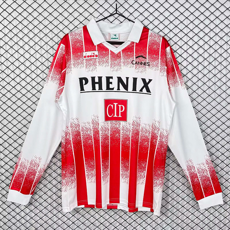 Cannes Long 91/92 Cannes Home Long Sleeve Retro