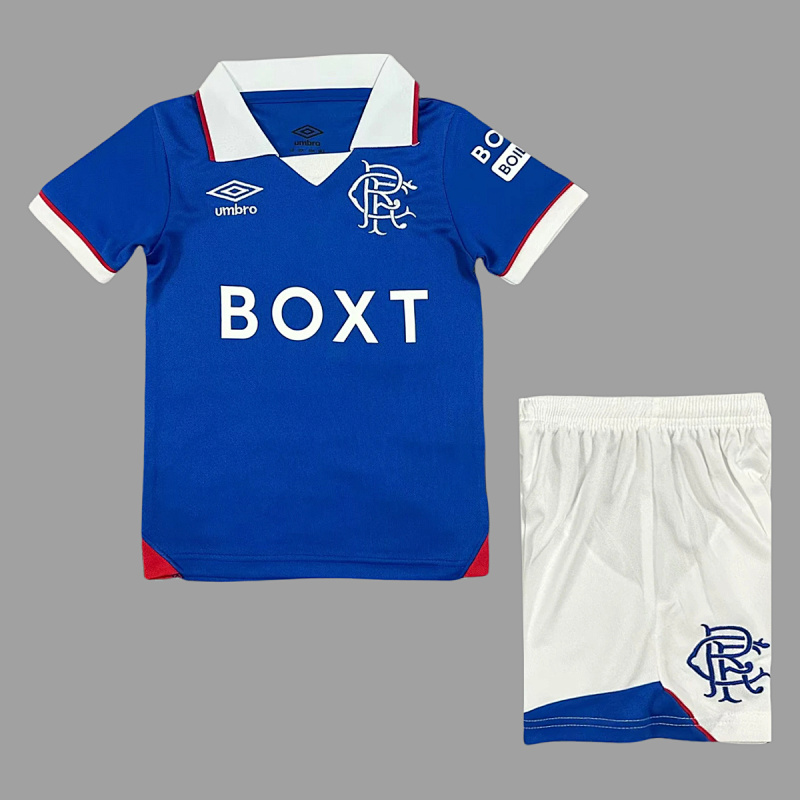 Rangers Soccer 25/26 Rangers Home Kids Size 16-28