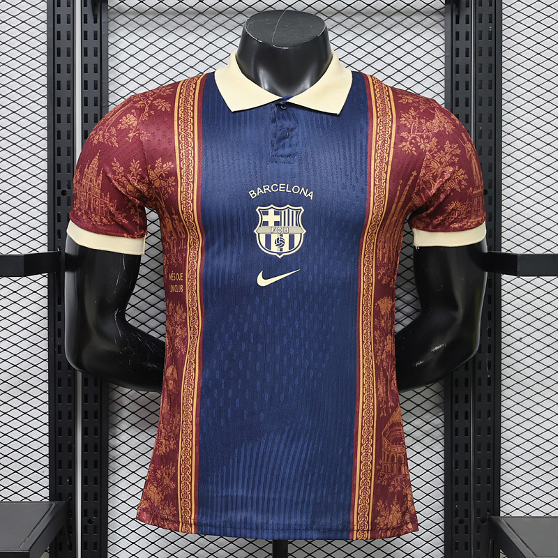 Barcelona 26/27 Barcelona Special Edition Navy Burgundy Player Polo