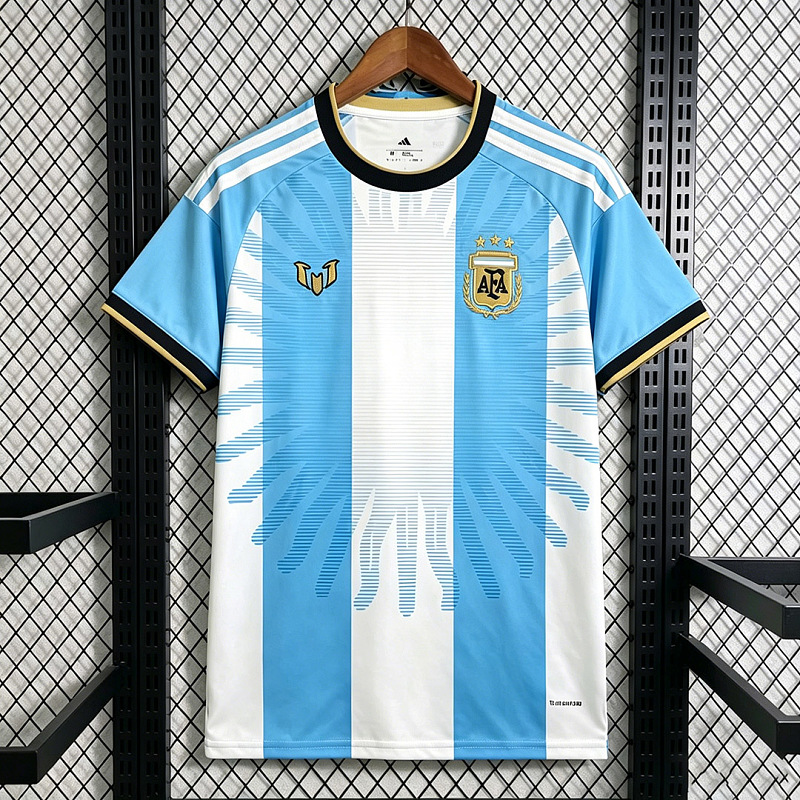 Argentina Argentina World Cup Special Version MESSI Jersey