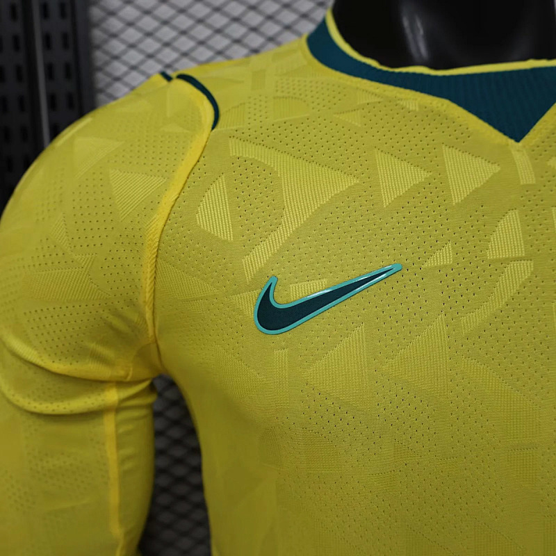 Brasile Brazil Home Player Long Sleeve 5