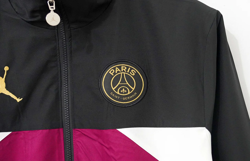 PSG 24/25 PSG Purple Black Windbreaker 3