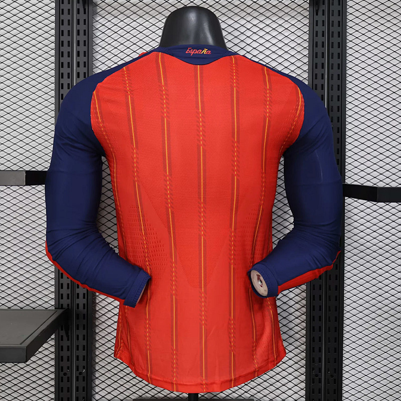 Spagna Spain Home Long Sleeve Player 10