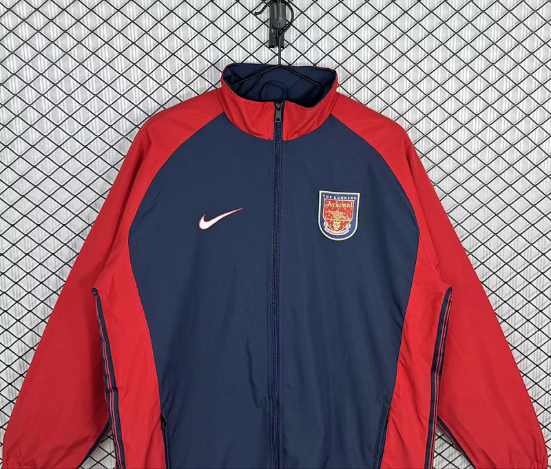 Arsenal 98/99 Arsenal Blue Red Track Jacket 5