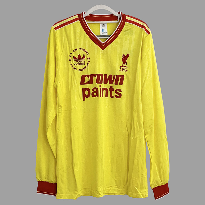 Liverpool 85/86 Liverpool Third Champions Final Long Sleeve Retro