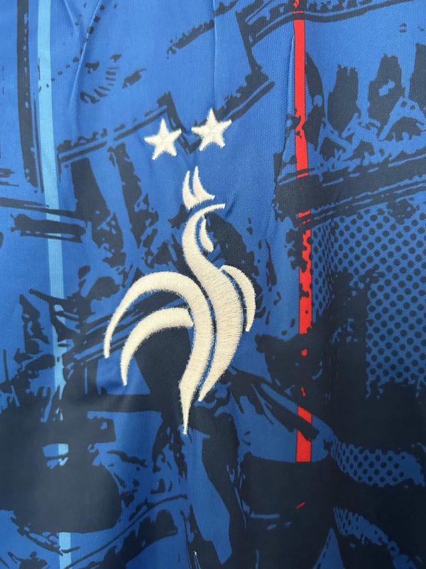 Francia France Special Version Liberty Blue Training Shirt 2