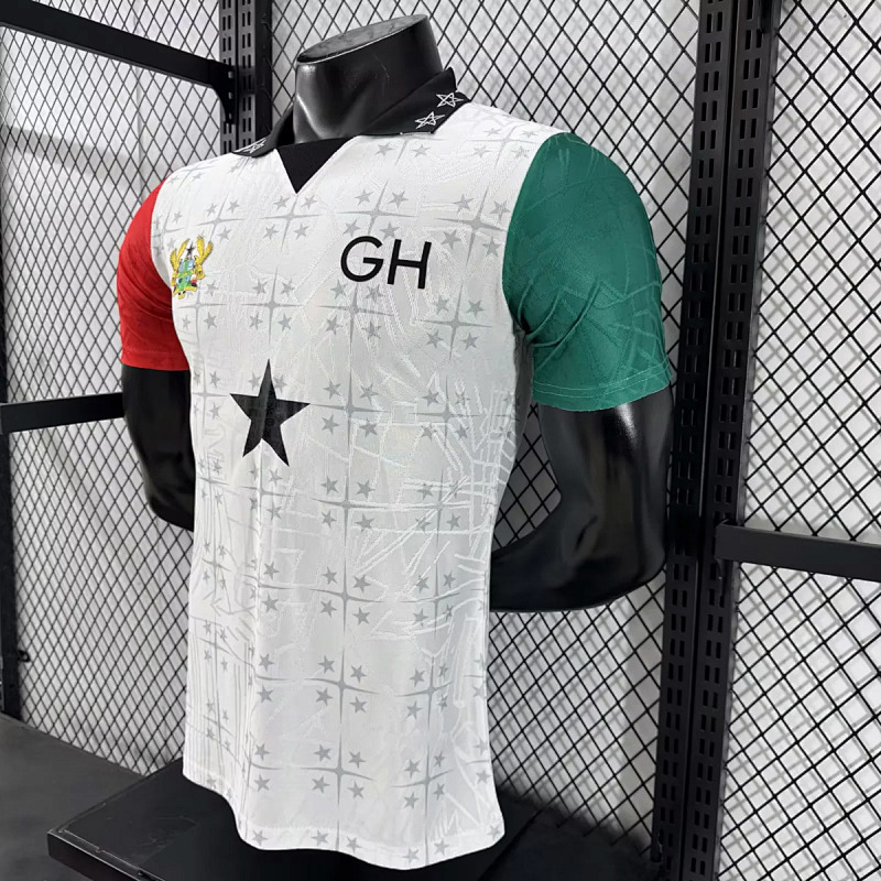 Nazionale Ghana Coat Of Arms White Player 6