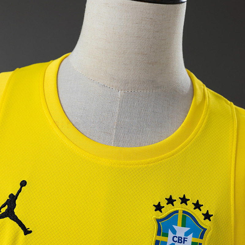 Brasile Brazil Training Vest Yellow 2