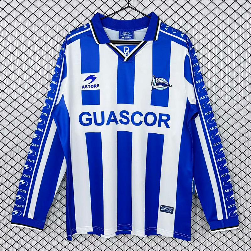 Alaves Long 98/99 Alaves Home Long Sleeve Retro