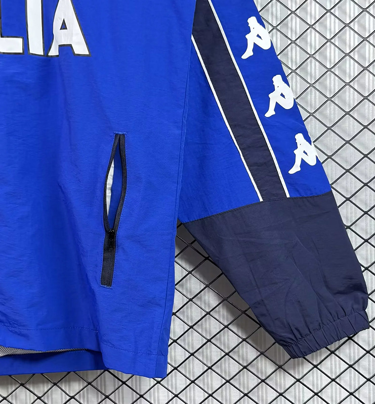 Italia Italy Blue Windbreaker 5