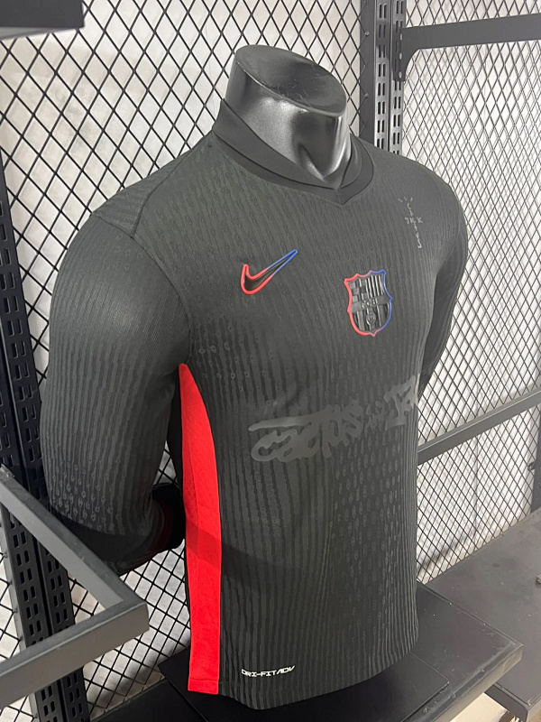 Barcelona 24/25 Barcelona Away Travis Scott Player Edition Long Sleeve 6