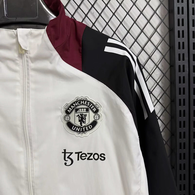 Manchester United 25/26 Manchester United Presentation Training White Jacket 4