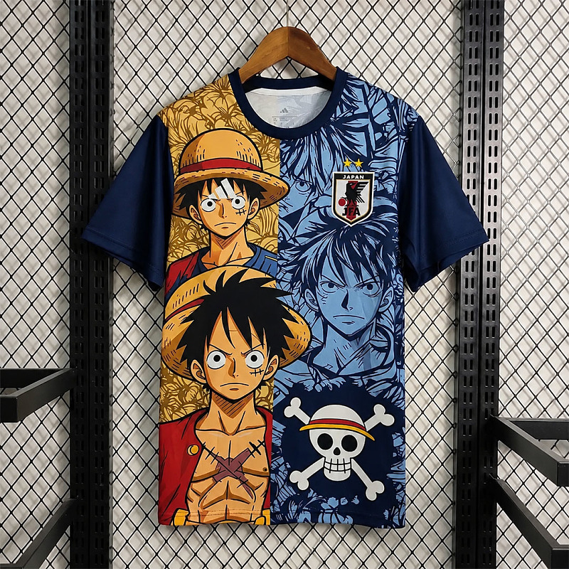 Giappone Japan Luffy Skull Blue Yellow