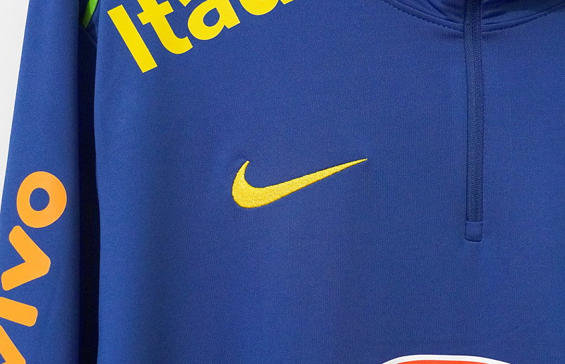 Brasile Brazil Dri-FIT Strike Drill Top Navy 6