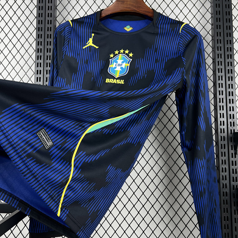 Brasile Brazil Away Long Sleeve 5
